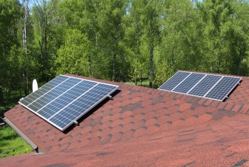 Установка солнечных батарей на крыше