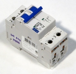 Автоматический выключатель постоянного тока 2П 13А C