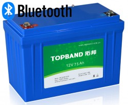 Аккумулятор литий-железо-фосфатный (LiFePo4) 12.8V/75Ah Topband TB-BL1275F-M110A-BT