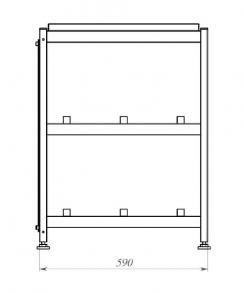 Стеллаж СА.2Х2Т_3