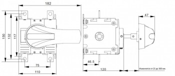 Размеры Beny BH-250-2P