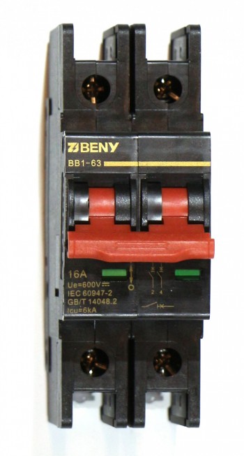 BB1-63 2P 16 600V